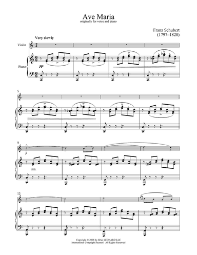 Ave Maria, Op. 52, No. 6