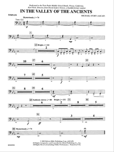 In the Valley of the Ancients: Timpani