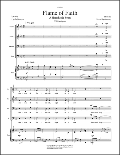 Flame of Faith (A Hanukkah Song)