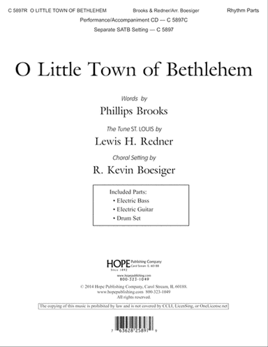 O Little Town of Bethlehem