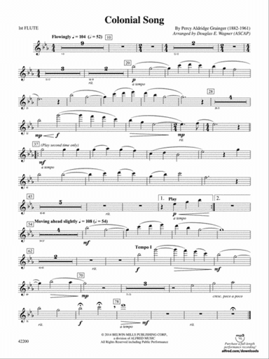 Colonial Song: Flute