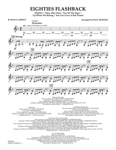 Eighties Flashback - Bb Bass Clarinet