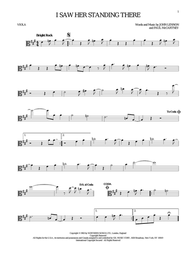 I Saw Her Standing There