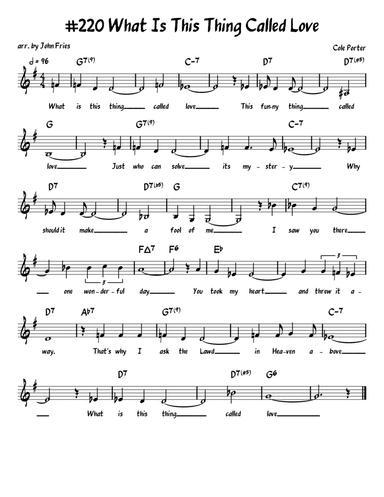 Free Prelude What Is This Thing Called Love