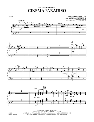 Cinema Paradiso - Piano