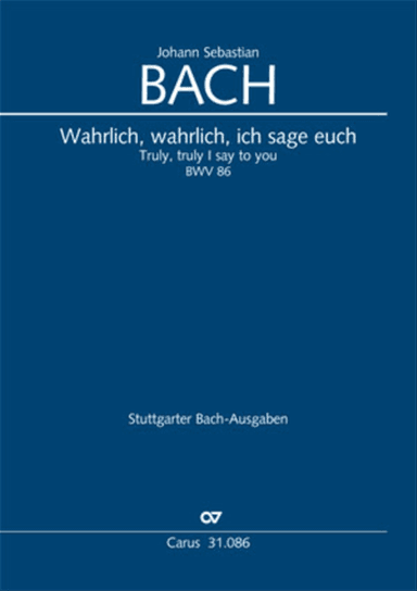 Truly, truly I say to you (Wahrlich, wahrlich, ich sage euch)