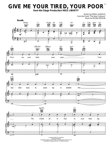 Give Me Your Tired, Your Poor