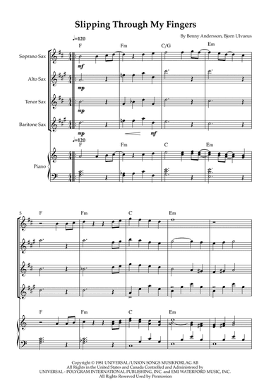 Slipping Through My Fingers