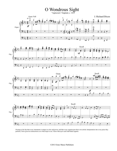 O Wondrous Sight