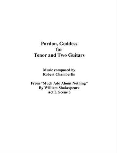 Pardon, Goddess