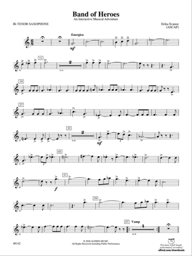 Band of Heroes: B-flat Tenor Saxophone