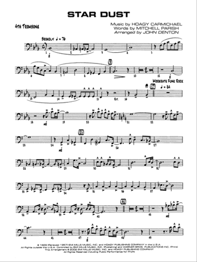 Star Dust: 4th Trombone