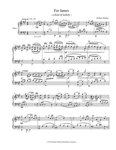 For James: a kind of lullaby (1993)