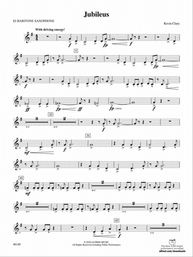 Jubileus: E-flat Baritone Saxophone