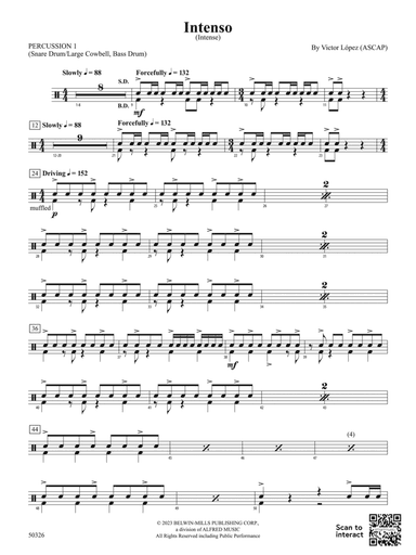 Intenso: 1st Percussion