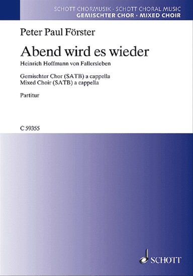 Abend wird es wieder