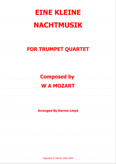 Eine Kleine Nachtmusik - Trumpet quartet
