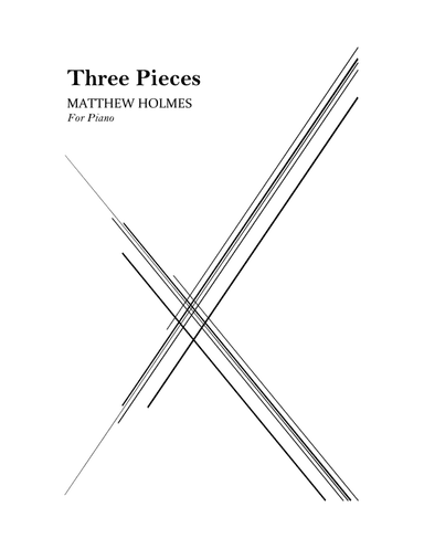 Three Pieces for Piano