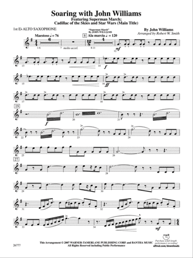 Soaring with John Williams: E-flat Alto Saxophone