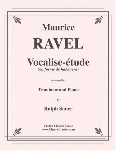 Vocalise-etude for Trombone & Piano