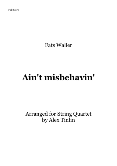 Ain't Misbehavin'