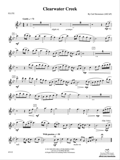 Clearwater Creek: Flute