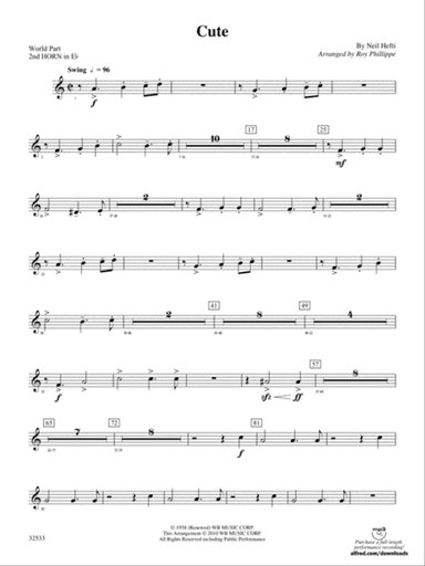 Cute: (wp) 2nd Horn in E-flat