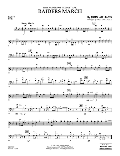Raiders March - Pt.4 - Cello