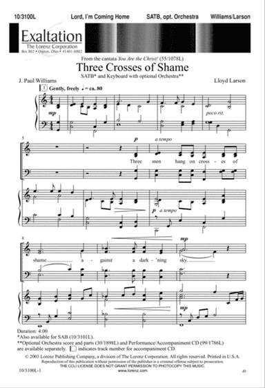 Three Crosses of Shame