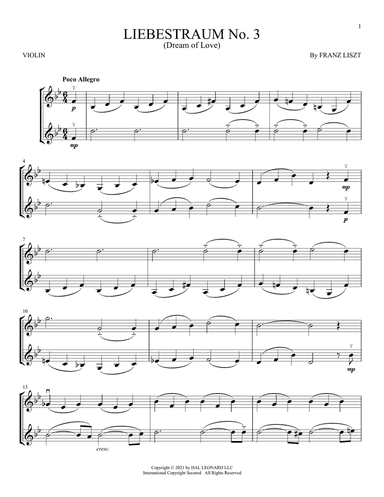 Liebestraum No. 3 (Dream Of Love)