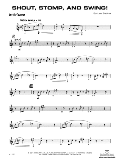 Shout, Stomp, and Swing!: 1st B-flat Trumpet