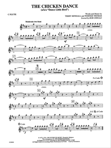 The Chicken Dance: Flute