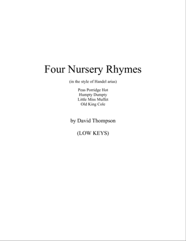 Four Nursery Rhymes