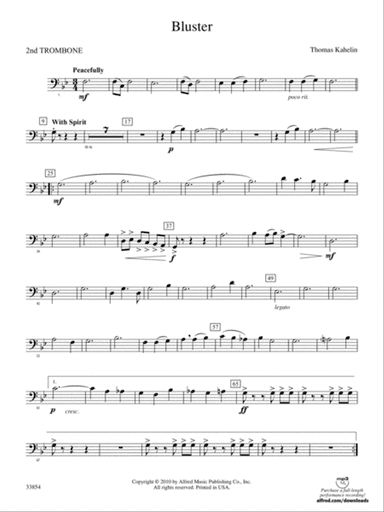 Bluster: 2nd Trombone