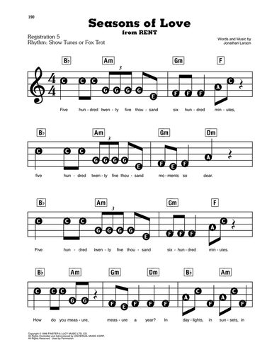 Seasons Of Love (from Rent)