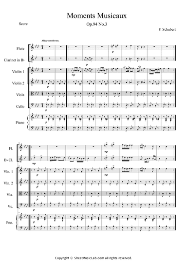 Moments Musicaux No.3