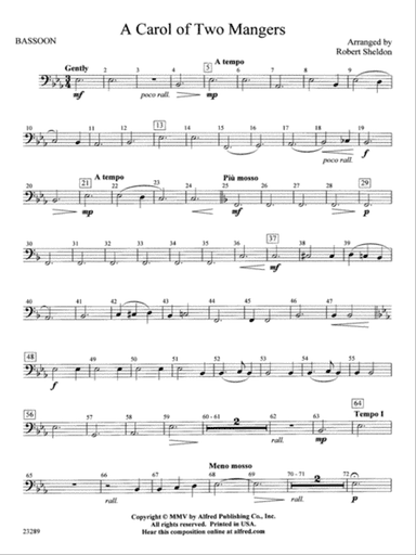 A Carol of Two Mangers: Bassoon