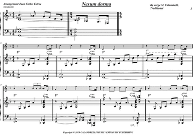 Nessum Dorma
