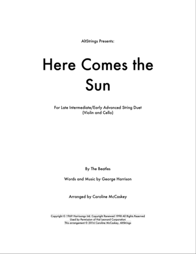 Here Comes The Sun