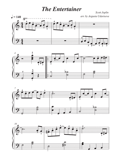 The Entertainer - Easy level
