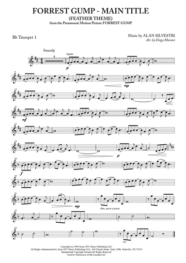 Forrest Gump - Main Title (Feather Theme) from the Paramount Motion Picture FORREST GUMP