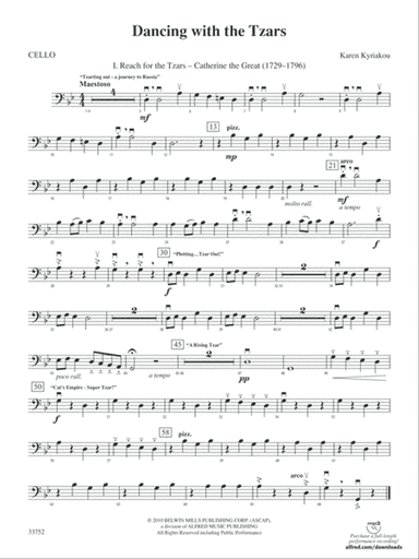 Dancing with the Tzars: Cello