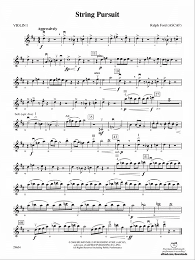 String Pursuit: 1st Violin