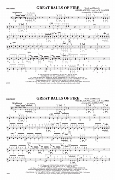 Great Balls of Fire: Drumset