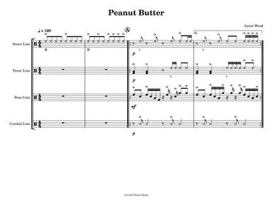 Peanut Butter (Drumline Cadence)