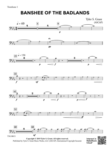 Banshee of the Badlands: 1st Trombone