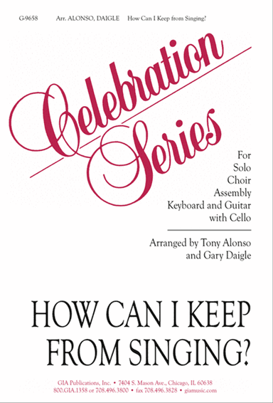 How can I keep from singing?