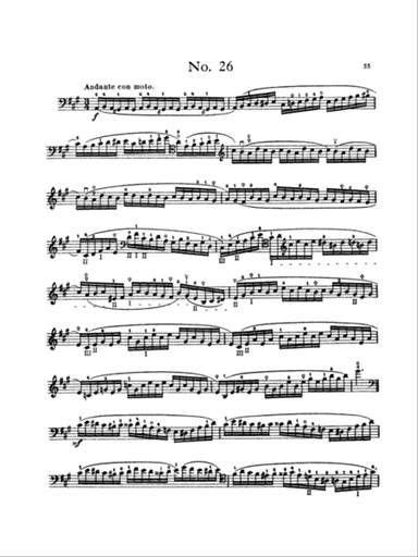 Popper: High School of Cello Playing, Op. 73 (40 Etudes)