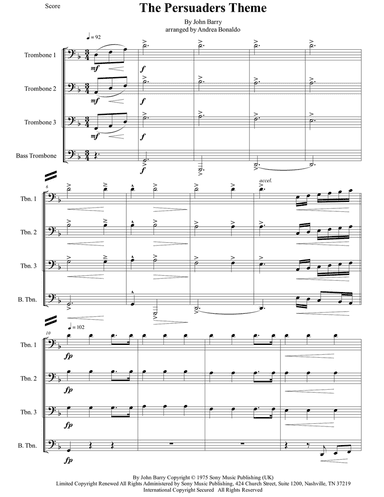 Theme From Persuaders