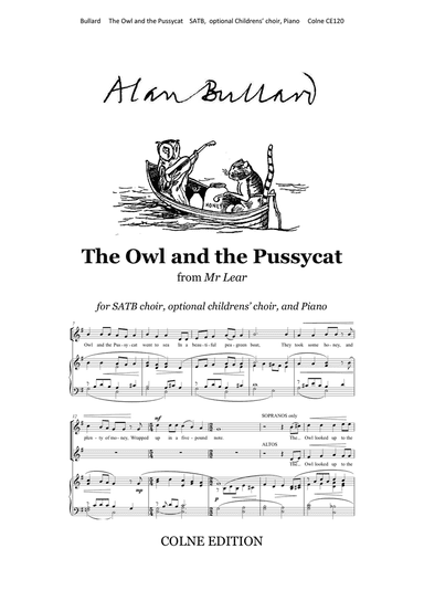 The Owl and the Pussycat (SATB & optional childrens' choir)